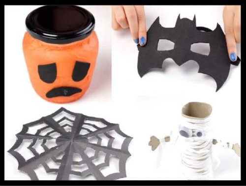 4 manualidades para Halloween que puedes hacer con tus hijos