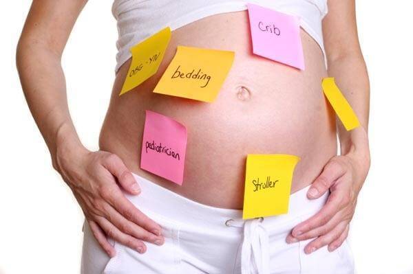 Lista de pendientes para toda mujer embarazada