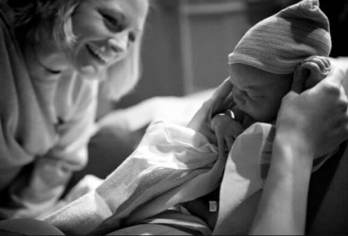 Doula con la madre
