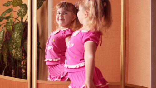 Niños preocupados por su imagen corporal.