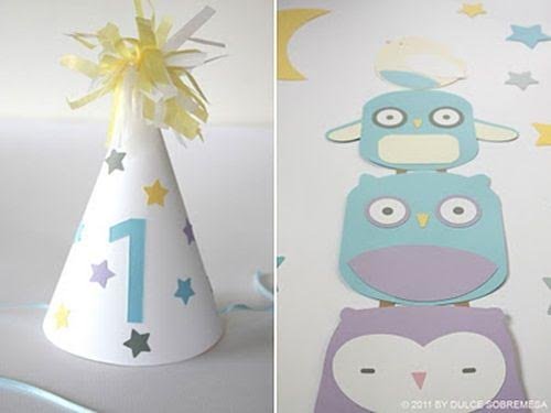 First birthday party decorations.