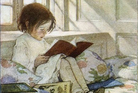 niña leyendo