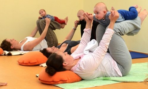 yoga con bebés