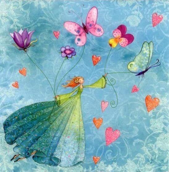 Los niños son mariposas en el viento: permíteles volar tan alto como puedan