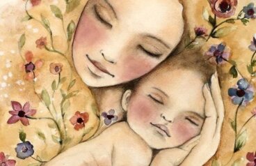 Mi bebé es de esos...¡Solo se duerme en mis brazos!