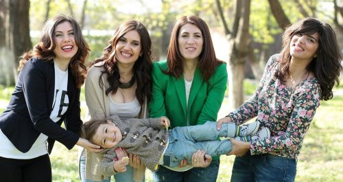 Mujeres en un grupo de madres