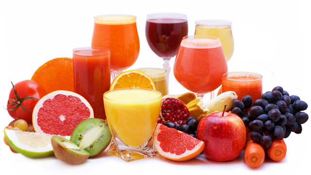 frutas y verduras variadas