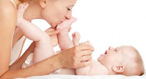 madre con su bebé
