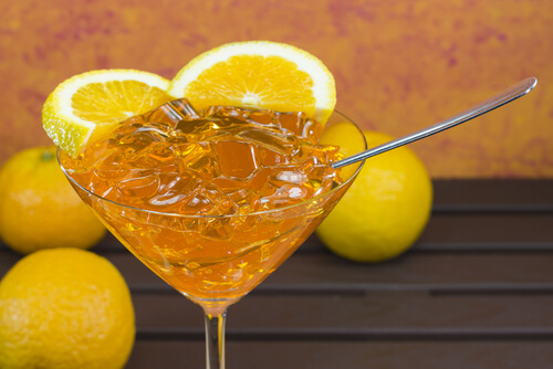 Gelatina para el niño y la embarazada