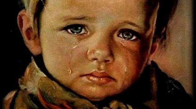 Tus lágrimas causan heridas en mi corazón