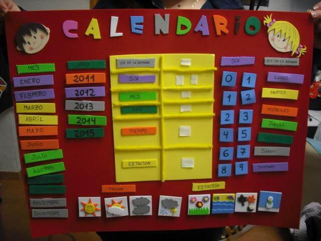 Calendario de actividades: disciplina divertida