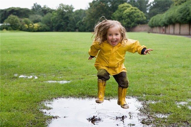 Los niños a veces necesitan ensuciarse