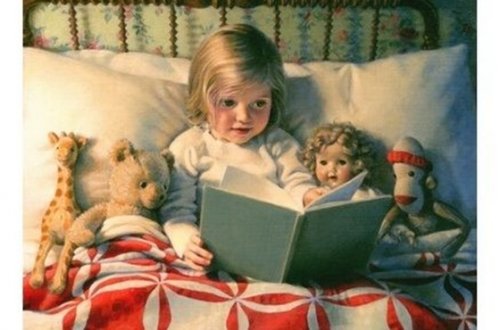Leer por las noches puede ser un hábito fenomenal para los niños.