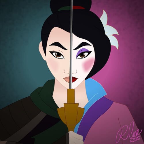 mulan-disney Mulan, la heroína china de Disney.