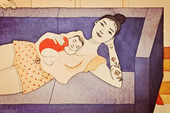 Desde que te tengo duermo menos pero sonrío más