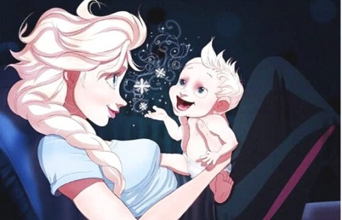 Amor de mamá es cuando tu bebé empieza a hablar y solo tú lo entiendes