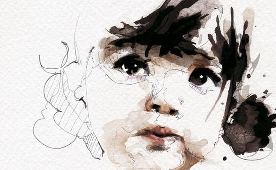 rostro de una niña donde habita la bondad