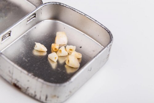 También se guardan los dientes de leche como recuerdo