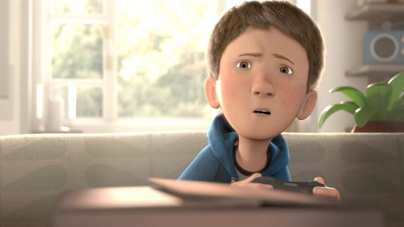Pojken från den korta animerade filmen "The Present".