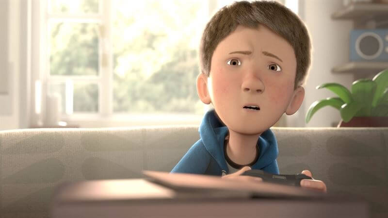 Scene uit de film The Present
