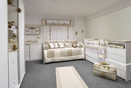 Los armarios para la habitación del bebé son un detalle esencial para este espacio.