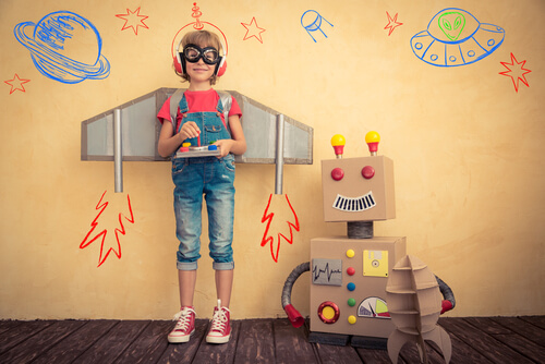 La imaginación de los niños no tiene límites