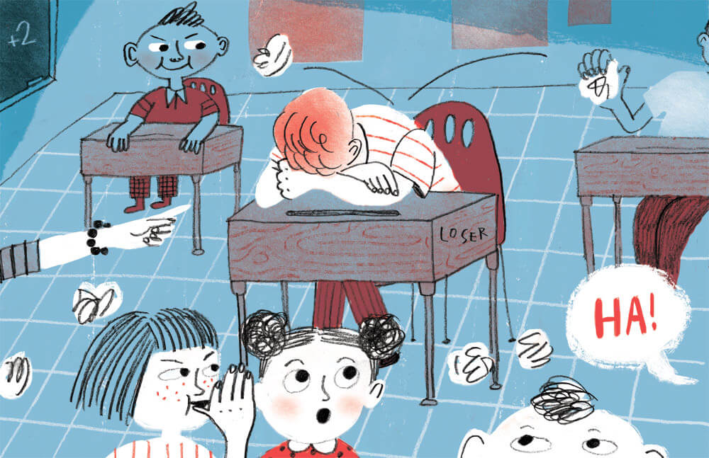 niño que sufre bulling y que aprende a ser valiente