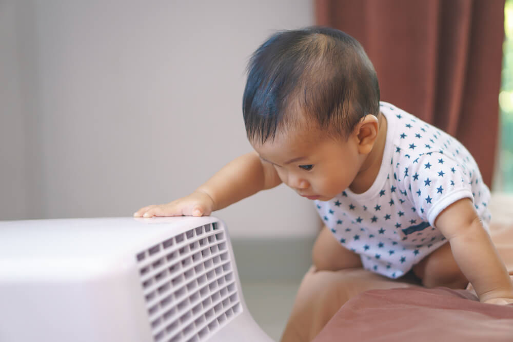 Usos del aire acondicionado cuando tienes un bebé