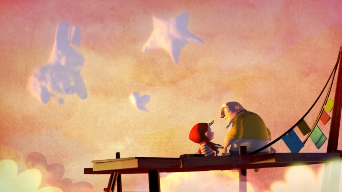 El cortometraje animado A cloudy lesson