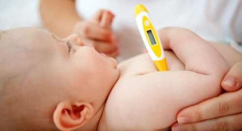 La fiebrefobia se potencia cuando se trata de bebés pequeños.