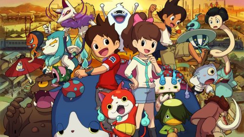 Yokai Watch, dibujos animados al estilo anime.