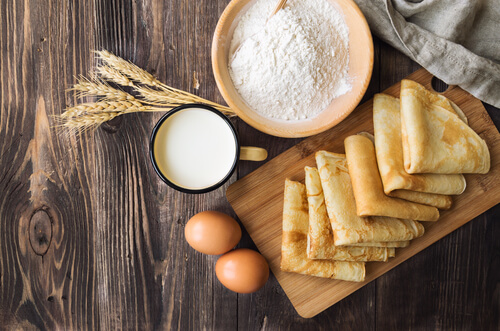 Los crepes sin gluten son un postre apto para los niños celíacos.