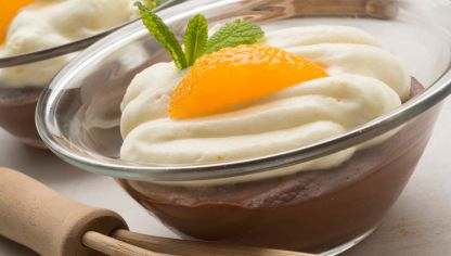 El merengue de naranja es una opción perfecta para postres sin gluten.