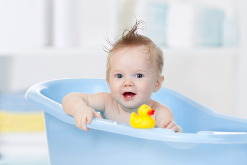La temperatura ideal para el baño del bebé