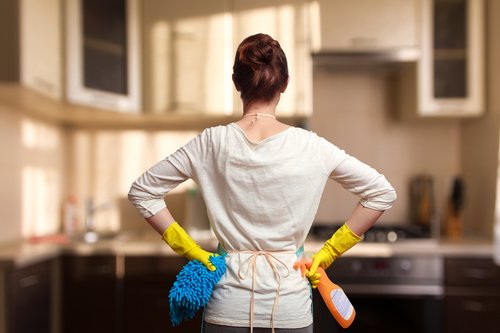 Las tareas del hogar son un agregado para el día de una madre que además tiene un trabajo.