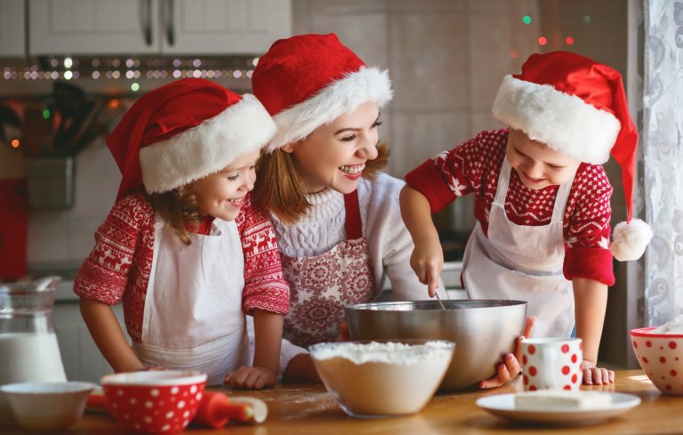 5 divertidas recetas navideñas para hacer con niños