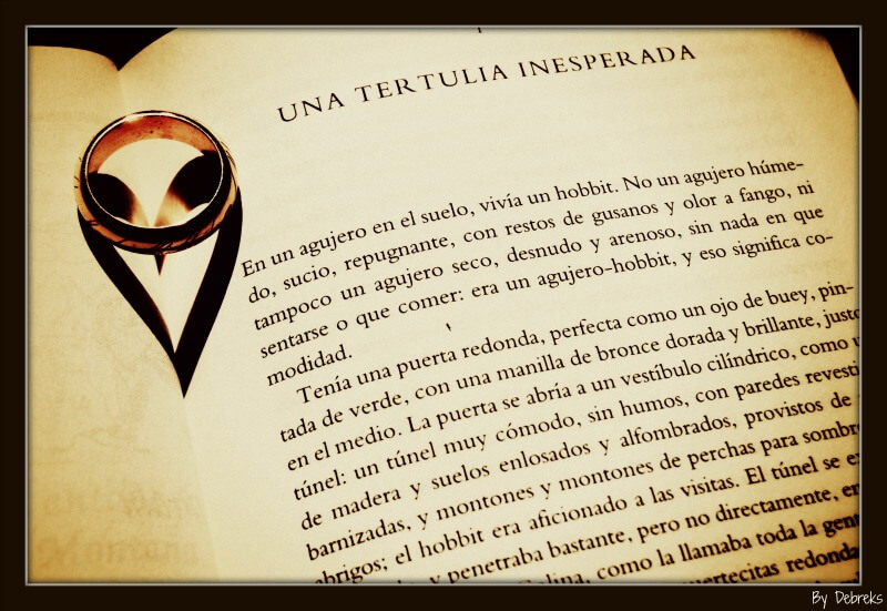 La première page du Hobbit.