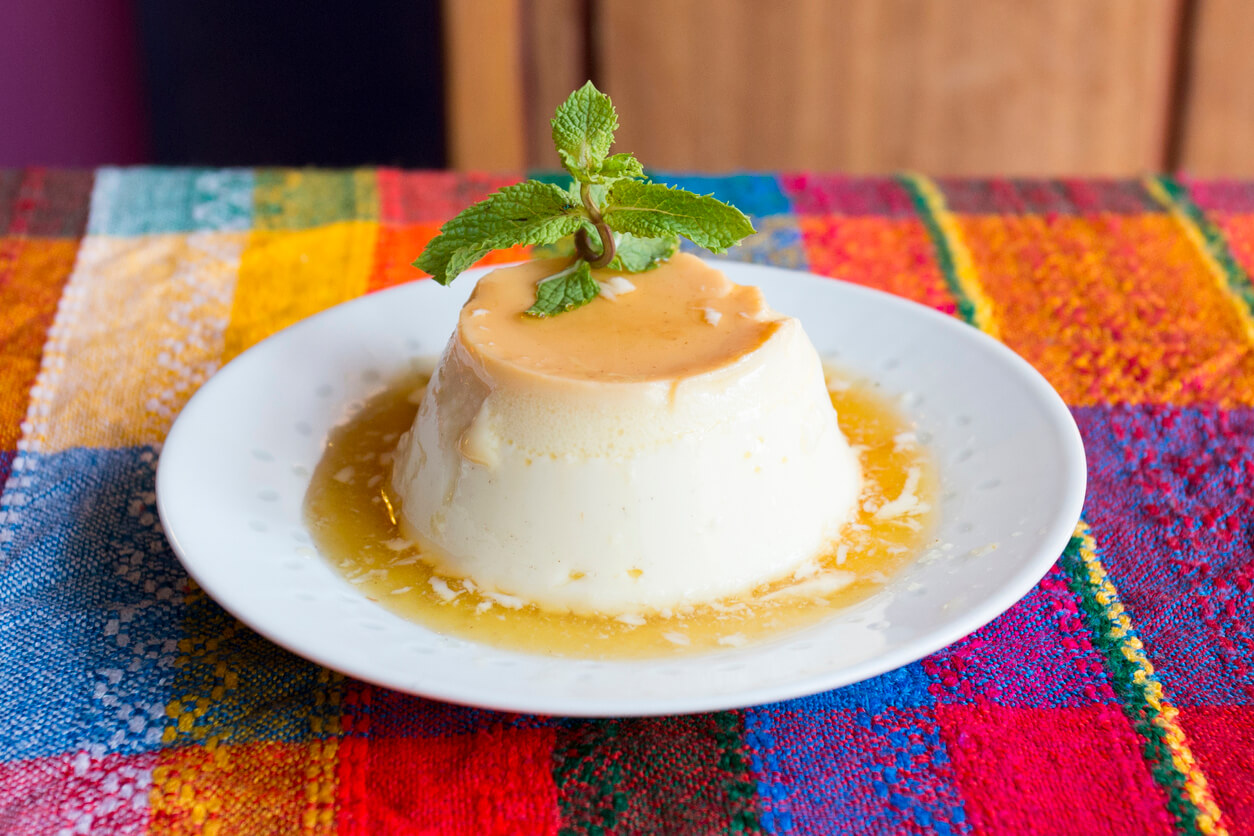 Flan de vainilla