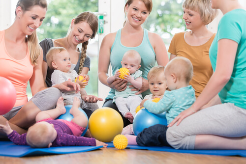 Los gimnasios para bebés.