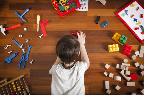 La zona de juegos de los niños es su espacio personal preferido.