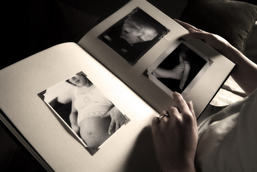 Álbum de fotos regalo para embarazadas