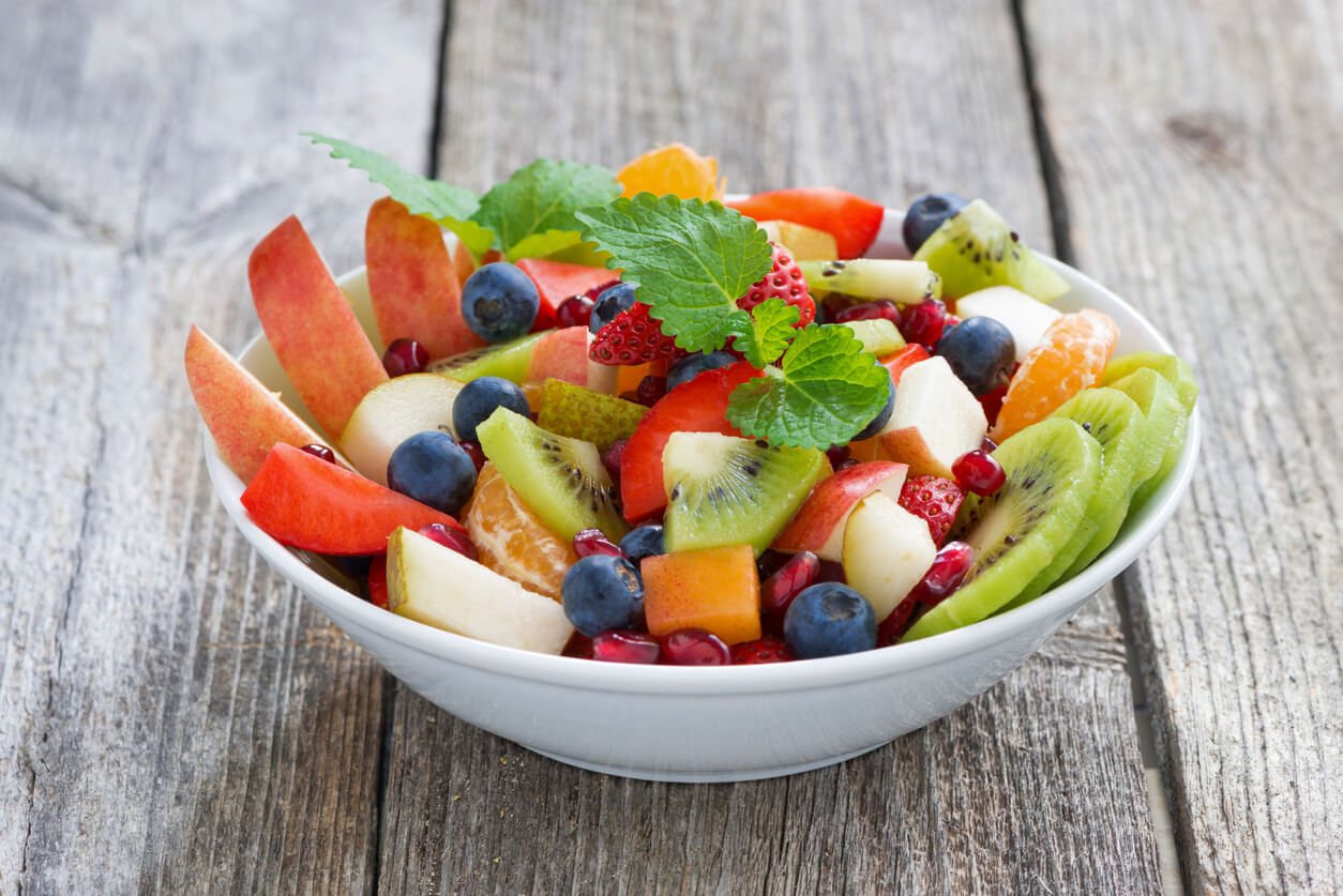 Macedonia de frutas.