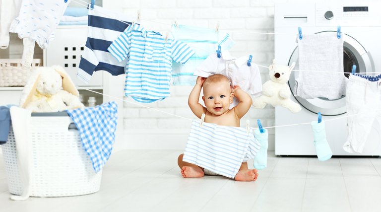 Consejos para lavar la ropa del bebé