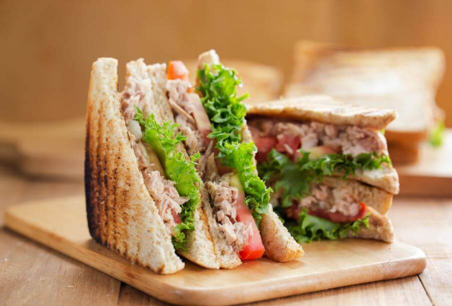 Tres recetas de sándwiches para niños.