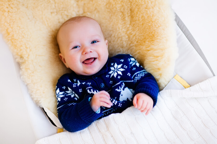 Las hamacas para bebés pueden incluir manta.
