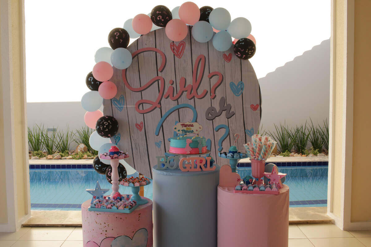 Mesa de dulces para baby shower