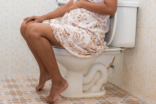 Mujer embarazada con gastroenteritis.