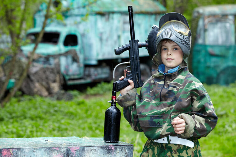 Paintball para niños