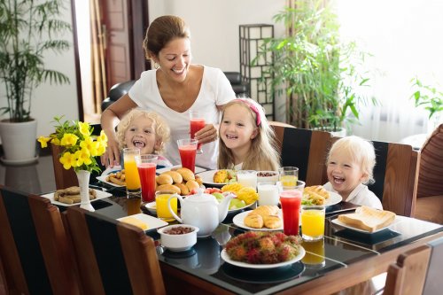 Los zumos de frutas se pueden disfrutar en familia.