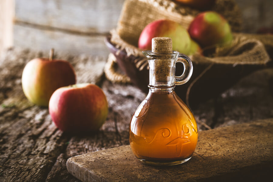 Vinagre de manzana para combatir el mal olor en la zona íntima.